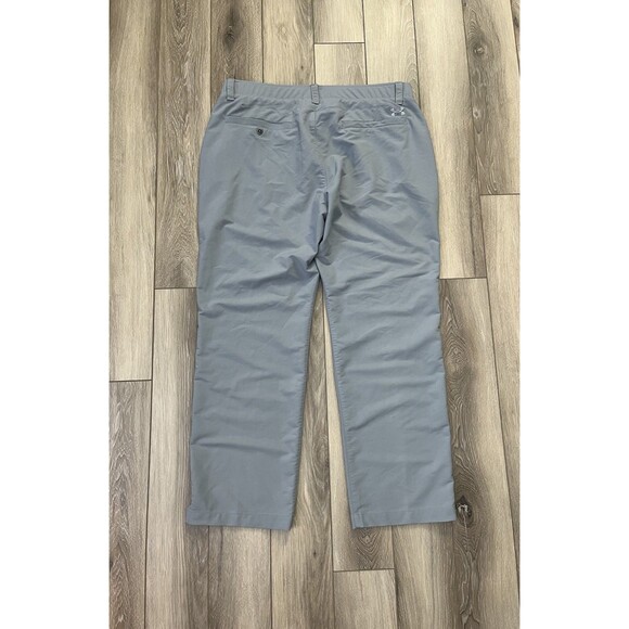 Under Armour Mens Pants 38x30 Gray Khaki Match Play Performance Golf Outdoor - Picture 5 of 9